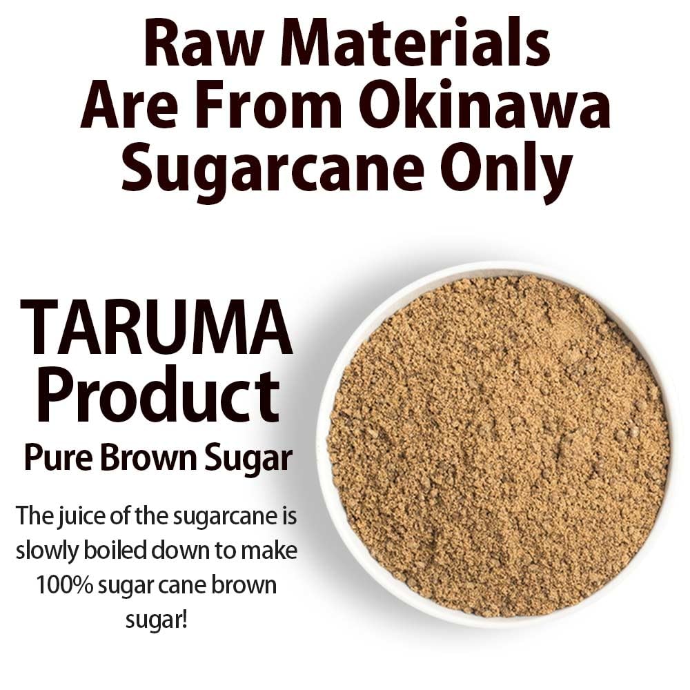 BAYU STORE Okinawa Brown Sugar Powder poured into coffee for natural sweetness