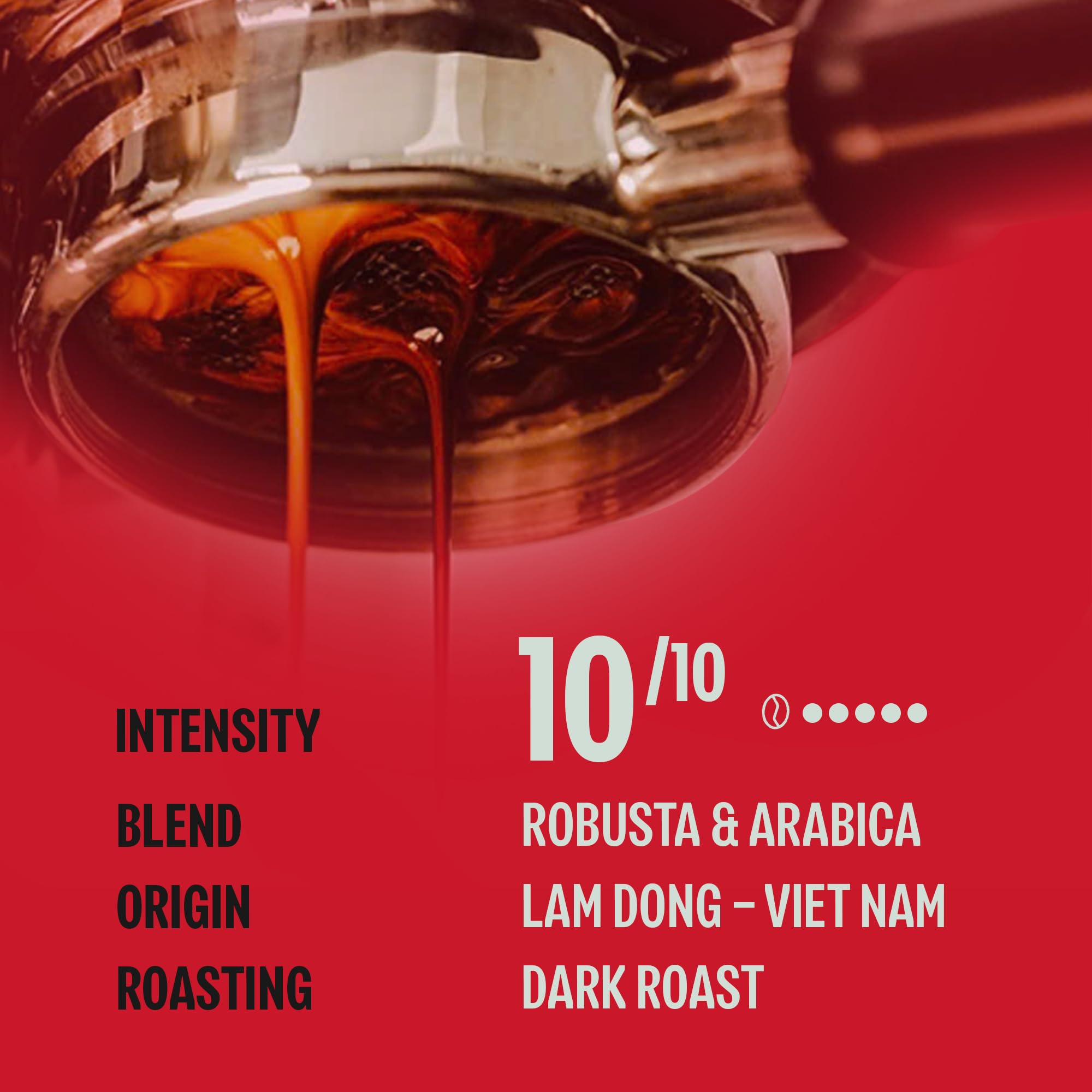 BAZAN COFFEE espresso pour highlights a full-bodied cup after grind