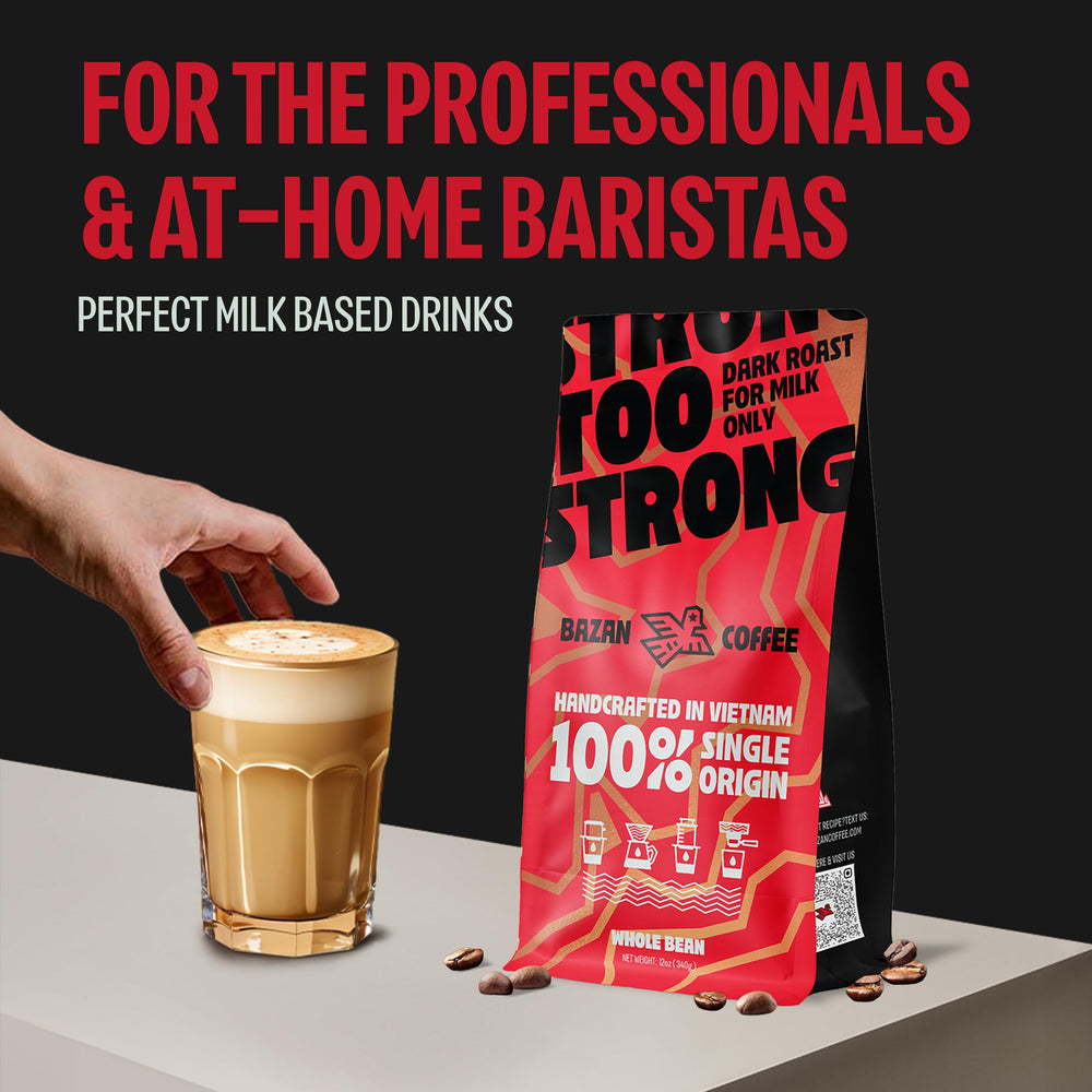 BAZAN COFFEE High caffeine content for a strong energy boost.