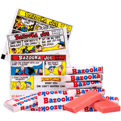 Bazooka Bubble Gum packaging shows original flavor and long-lasting freshness