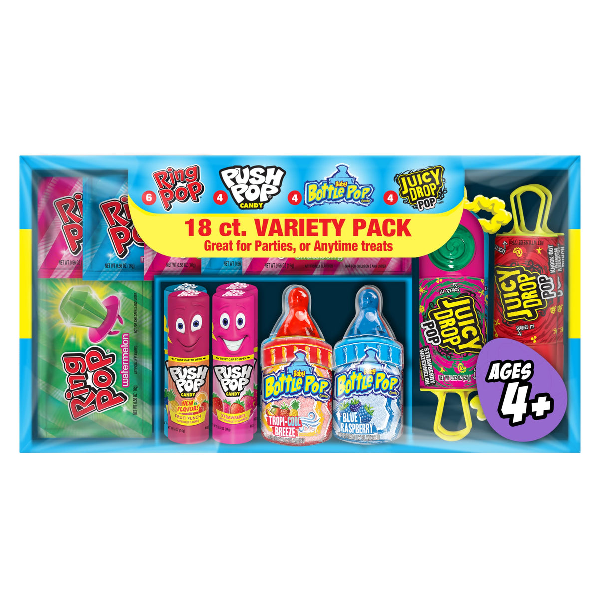 Bazooka Candy Brands Easter variety box ready for festive baskets.