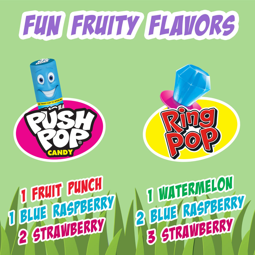 Bazooka Juicy Drop assortment with tangy flavor experiences.