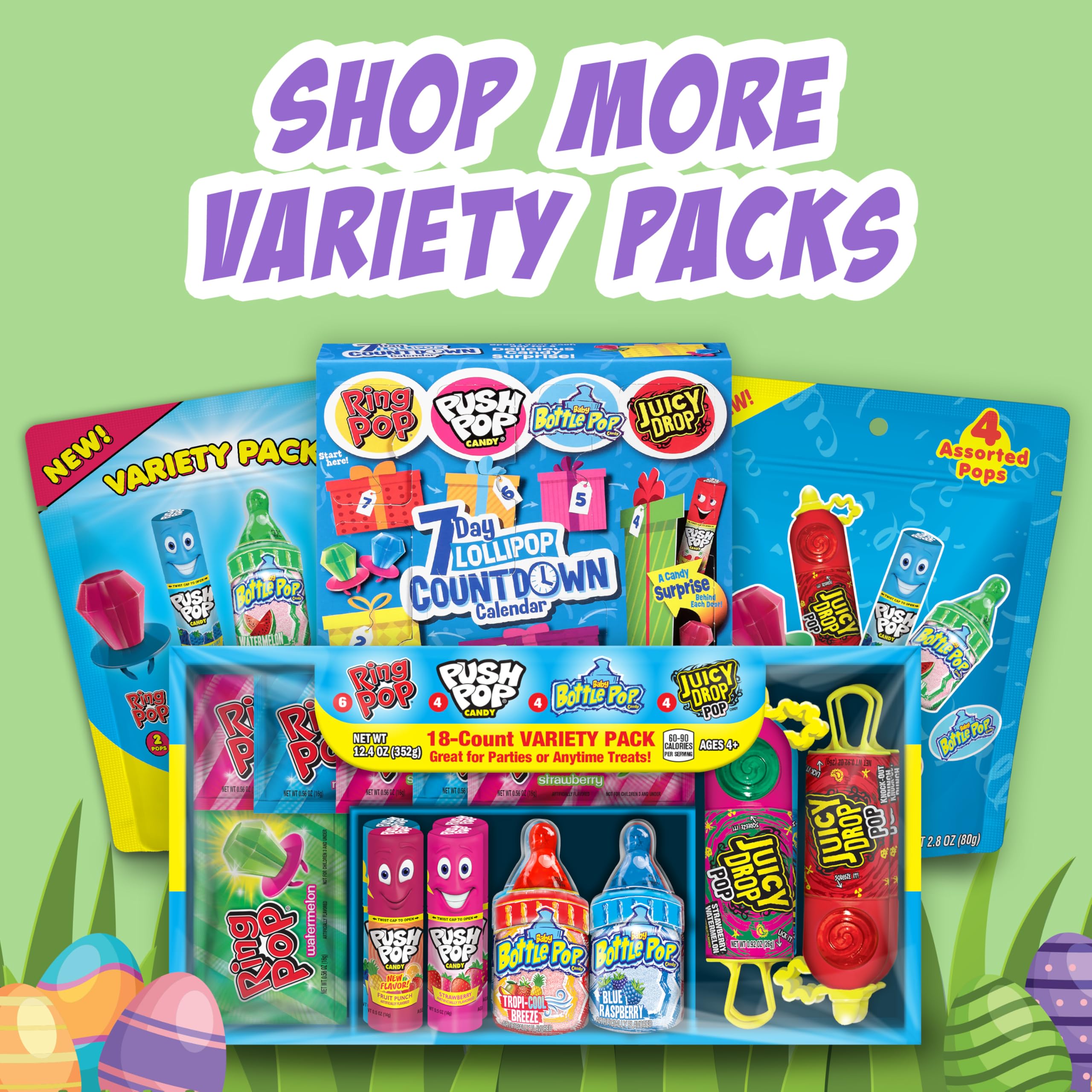Bazooka shelf-stable treats keep candy ready at home.