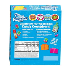 Door 1 opening reveals surprise candy for kids' daily reveal
