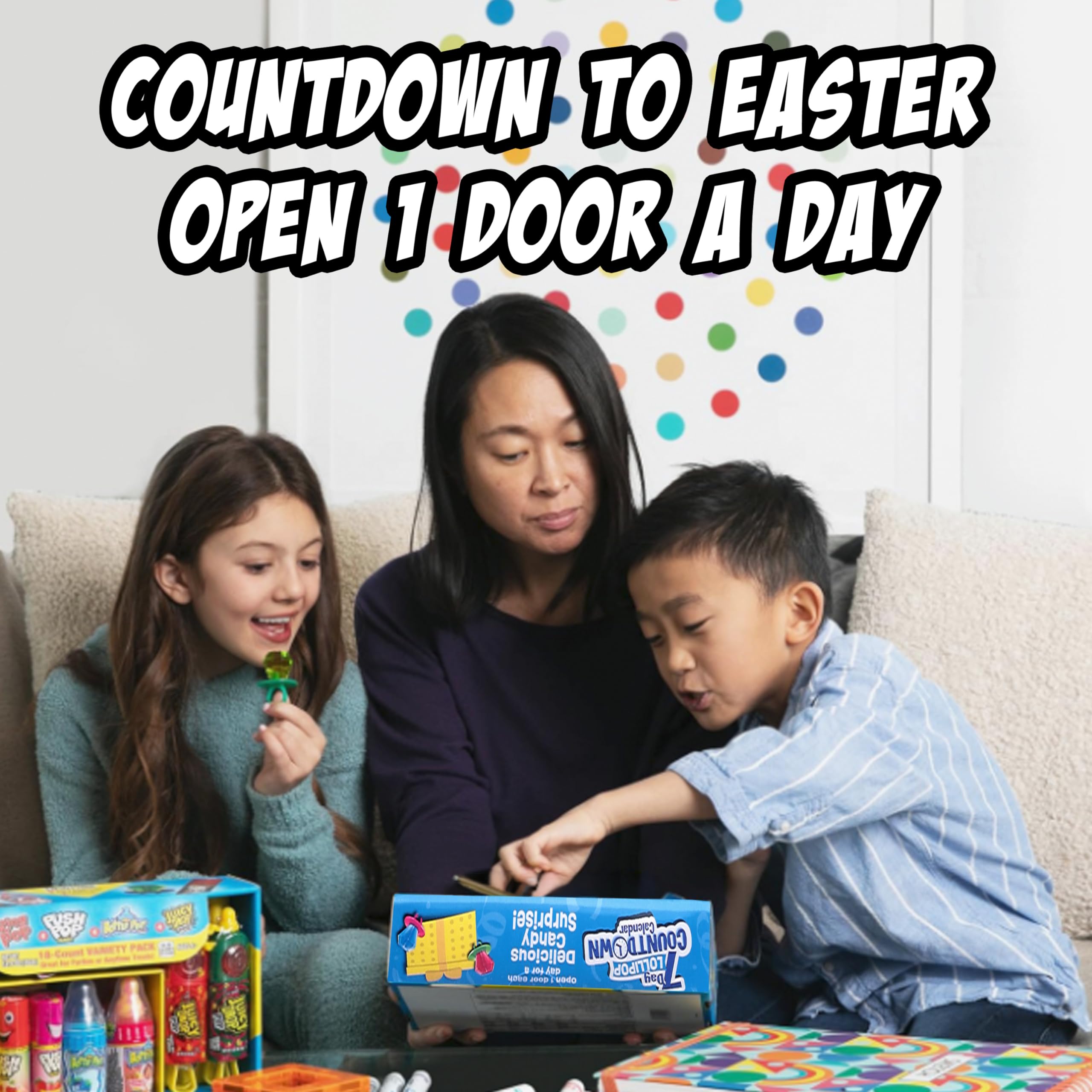 Variety pack of Bazooka Countdown Candies highlights flavor options