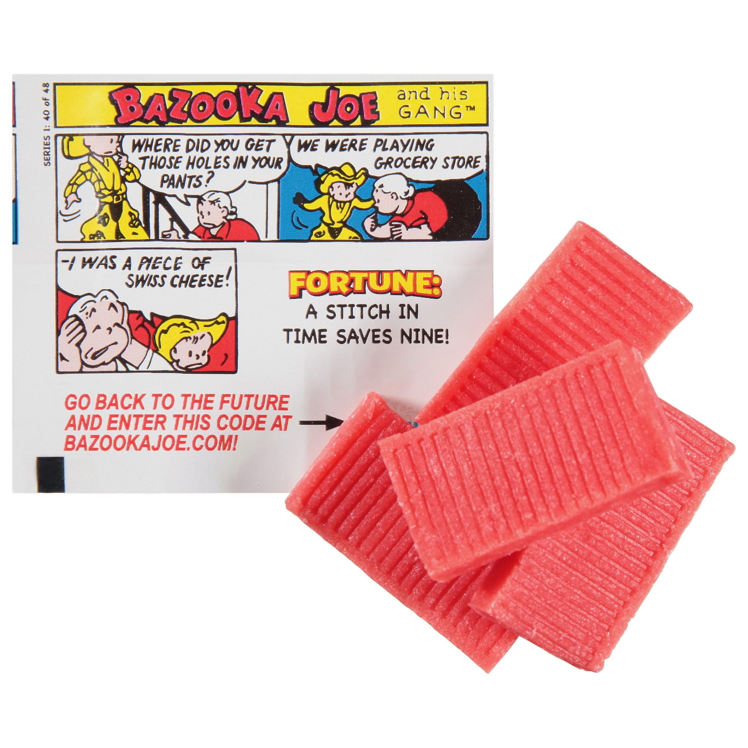 Shelf-stable gum, easy pantry snack.