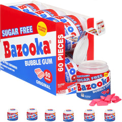Bazooka SugarFree Easter bubble gum go cup ready for sharing at parties.
