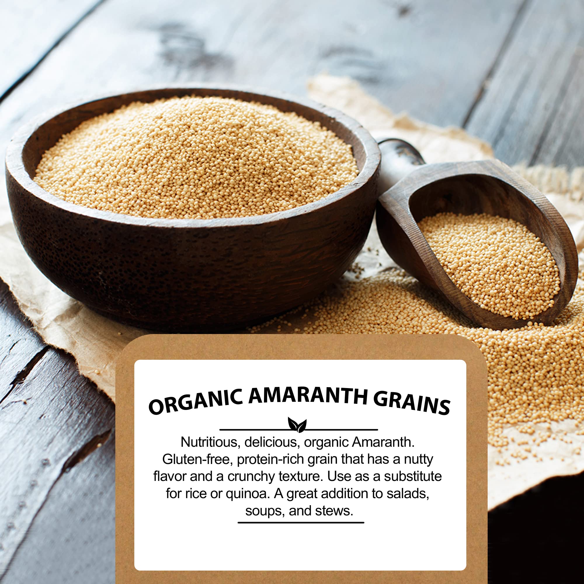 Be Still Farms amaranth grain raw grains in measuring cup for meal prep.