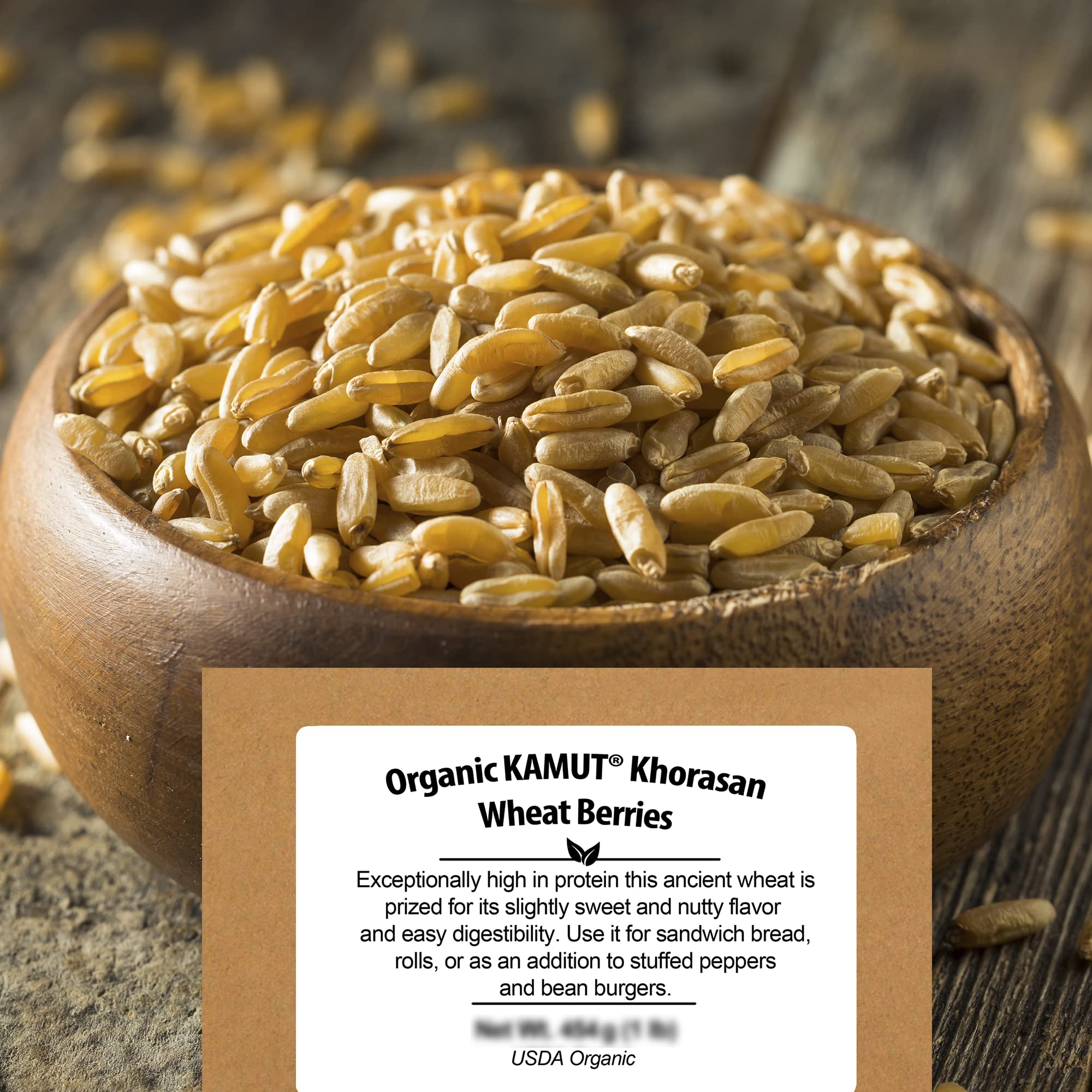 Be Still Farms Kamut wheat berries steaming soup aroma