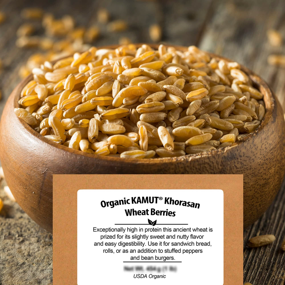 Be Still Farms Kamut wheat berries steaming soup aroma