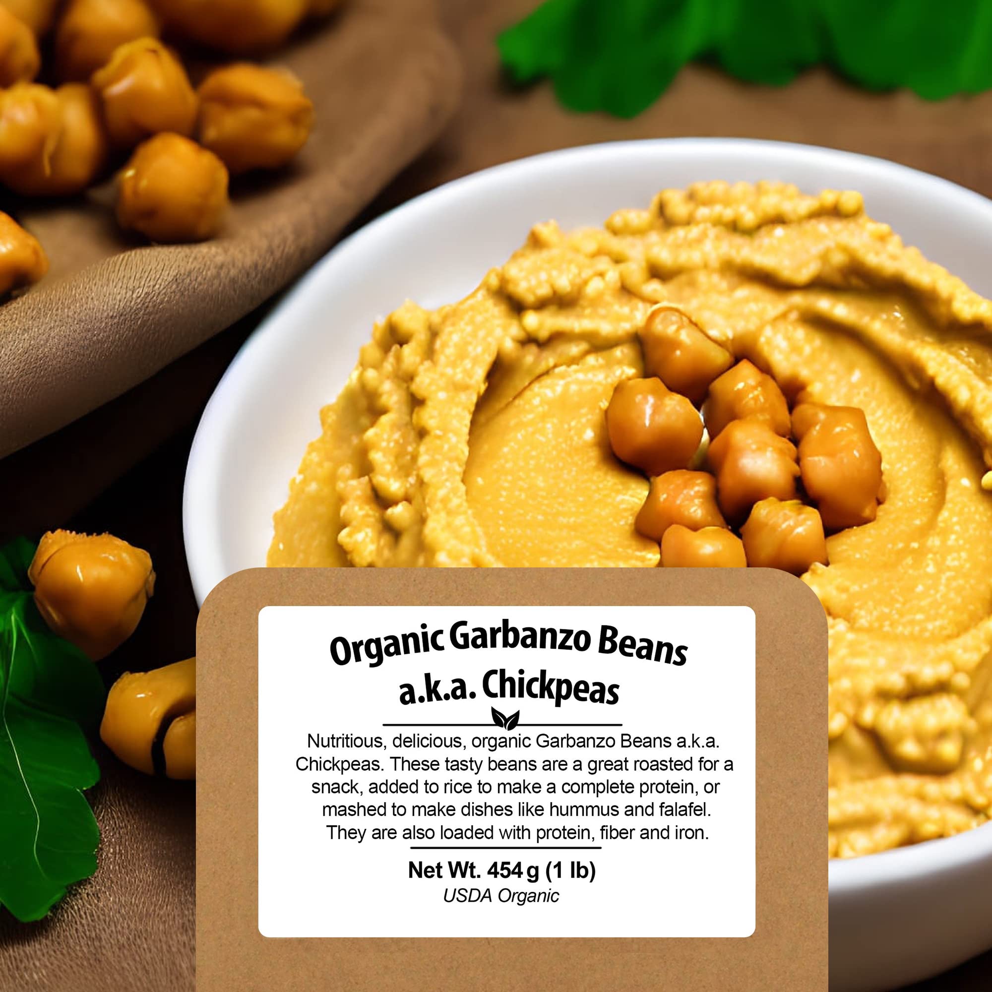Be Still Farms organic chickpeas contain no added sugars or sodium.
