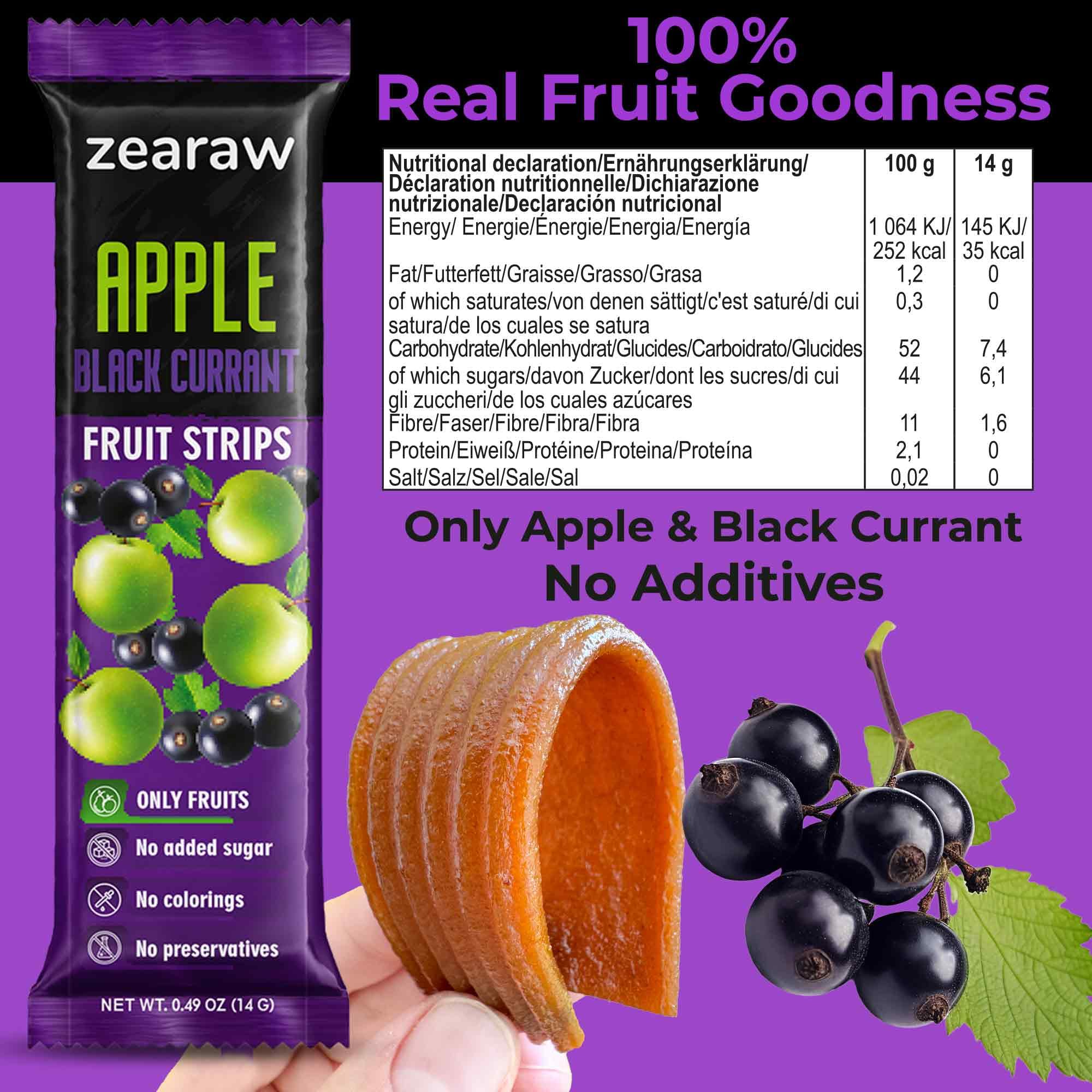 Be Still Farms ZEARAW black currant fruit bars for a tangy vitamin-rich bite.