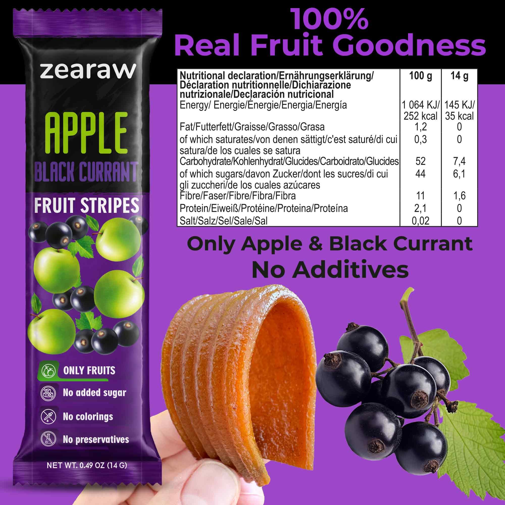 ZEARAW Pear-Mango bar close-up, a low-carb energy option.
