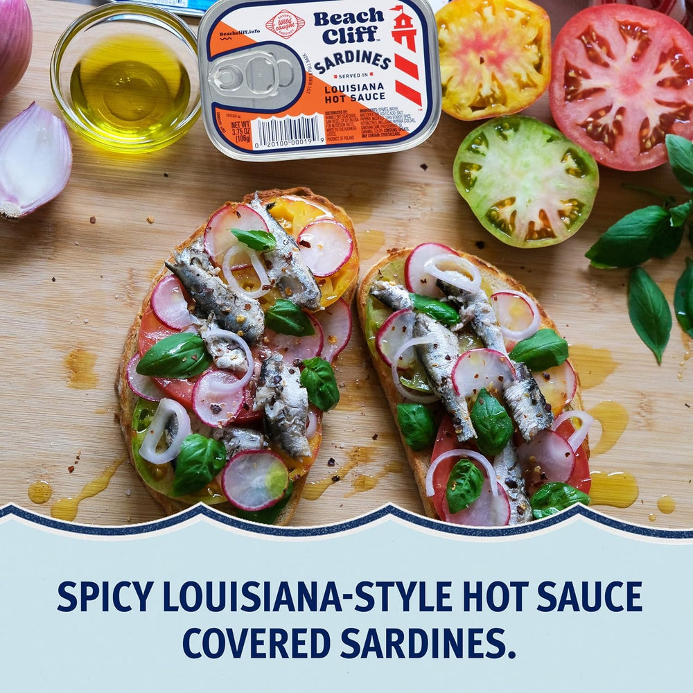 Beach Cliff sardines gluten-free and keto-friendly option for healthy meals.