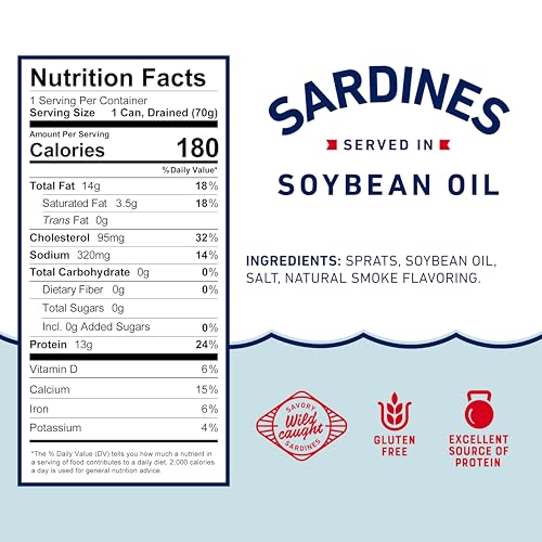 Beach Cliff sardines in oil label close-up showing quality and sustainability