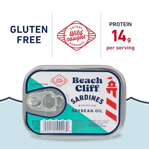 Beach Cliff sardines with pasta dish, ideal for quick seafood meals
