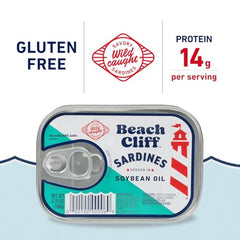 Beach Cliff sardines with pasta dish, ideal for quick seafood meals
