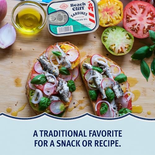 Beach Cliff sardines snack-ready, keto-friendly protein option for meals
