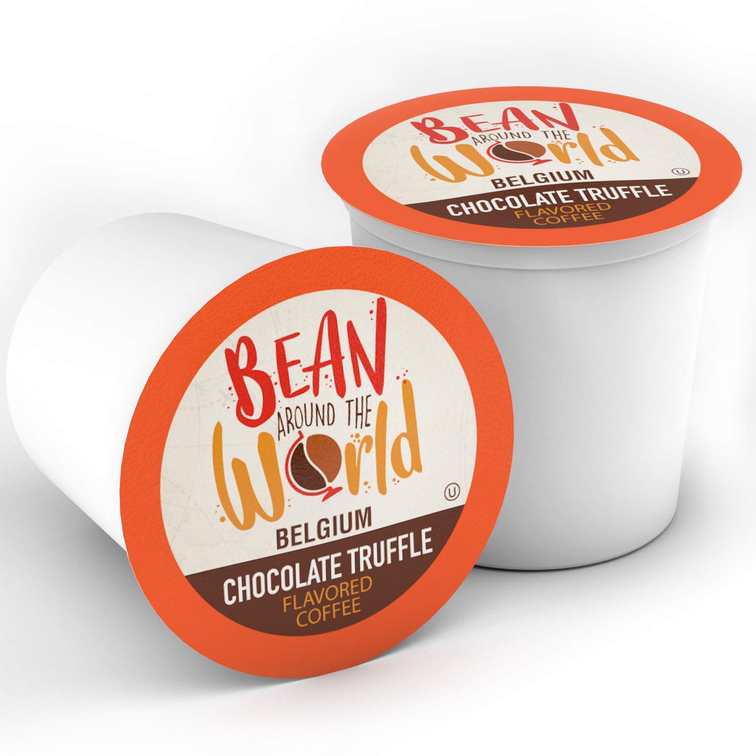 40-count box of Bean Around The World Chocolate Truffle pods.