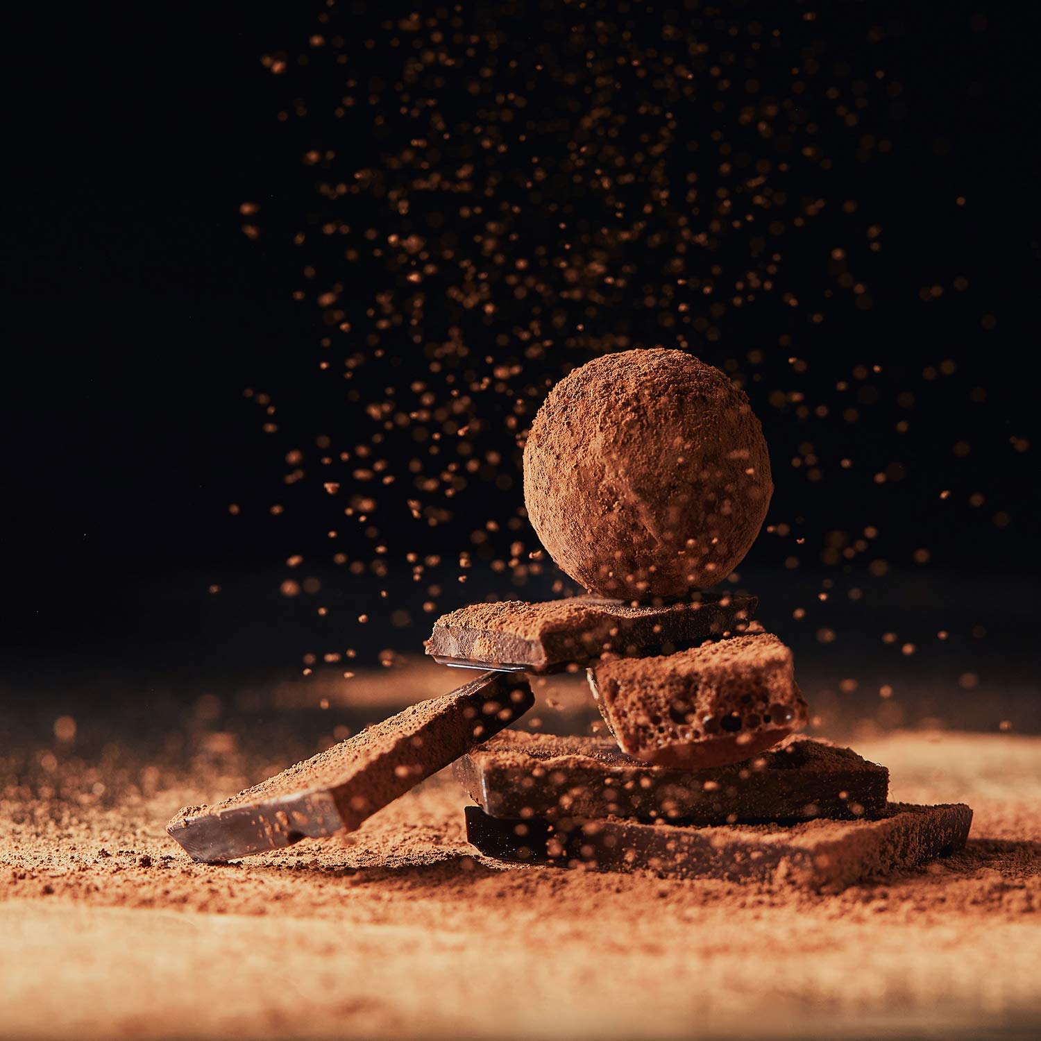Cozy morning aroma from Bean Around The World Chocolate Truffle.