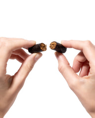 Bean Stalk Teriyaki glazed mini snack sticks, savory vegan snack ideal for travel