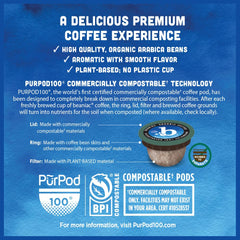 Beaniac medium-light roast aroma in a single-serve pod