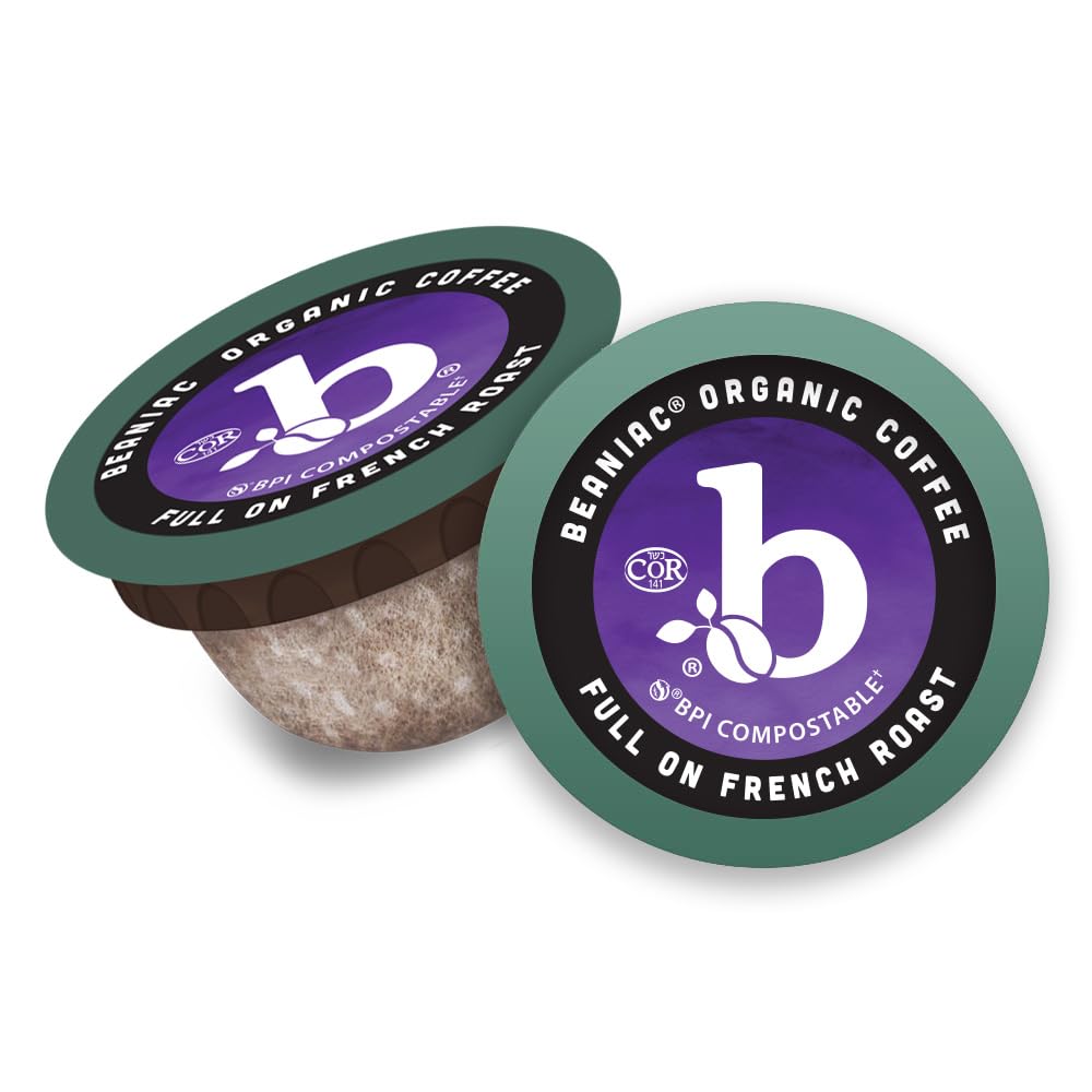 Beaniac Organic Arabica pod delivering smooth, responsibly sourced taste.