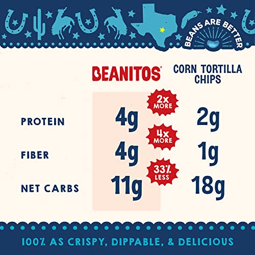 Beanitos chips atop chili or nachos for extra crunch