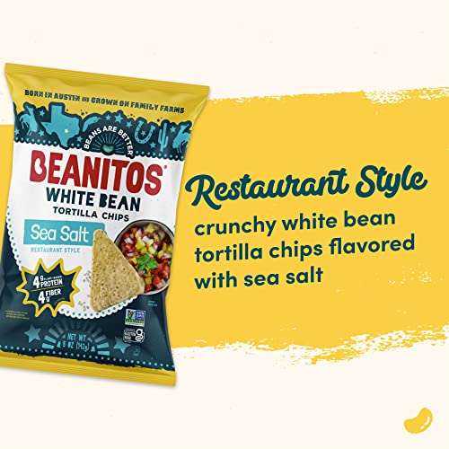 Beanitos family-size bag on shelf, great for sharing at gatherings