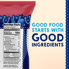 Beanitos Original Sea Salt chip crunch close-up highlights texture and protein-packed bite.