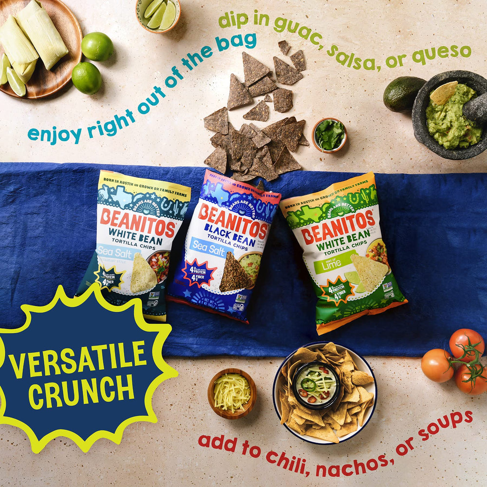 Beanitos use US farm-sourced beans for quality ingredients.
