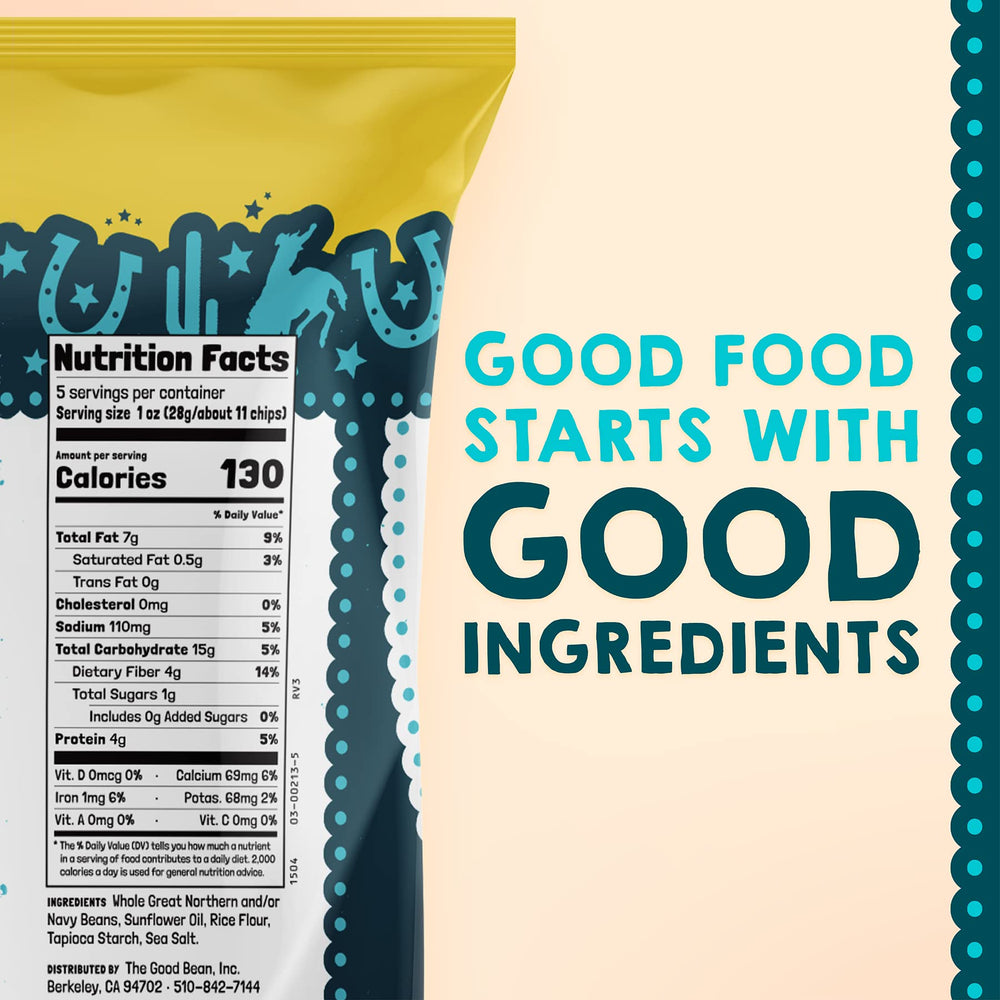Beanitos white bean chips close-up showing crisp texture ideal for snacks