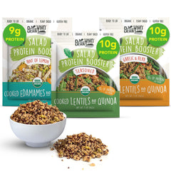 BeanVIVO Variety 3-Pack Seasoned pouch boosts salads with savory flavor.