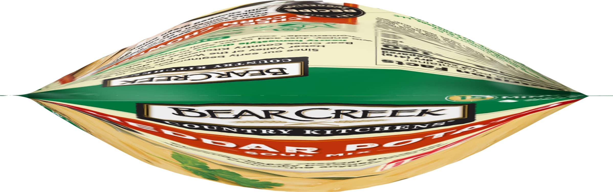 Bear Creek Cheddar Potato Soup ready-to-serve steaming in a bowl