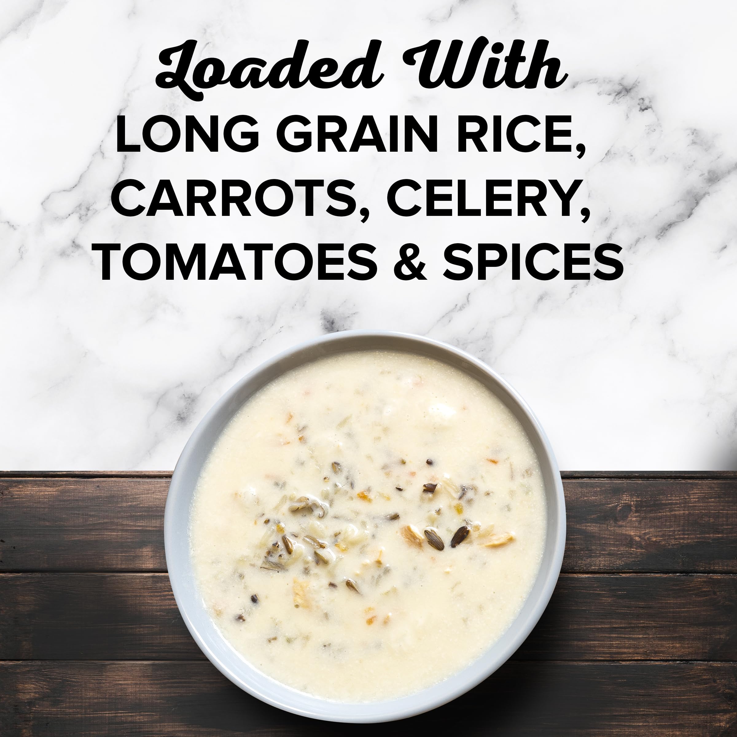 Bear Creek Creamy Wild Rice simmer pot scene, signaling easy, comforting preparation.