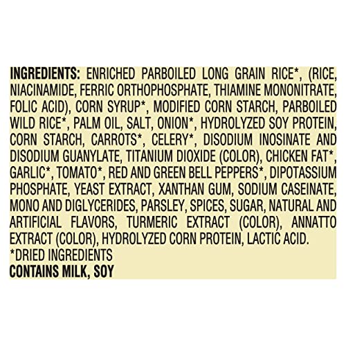 Bear Creek Creamy Wild Rice ingredients close-up, highlighting wholesome components for satisfying dinners.