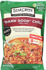 Bear Creek Chili uses water and tomato paste for simple, quick prep.