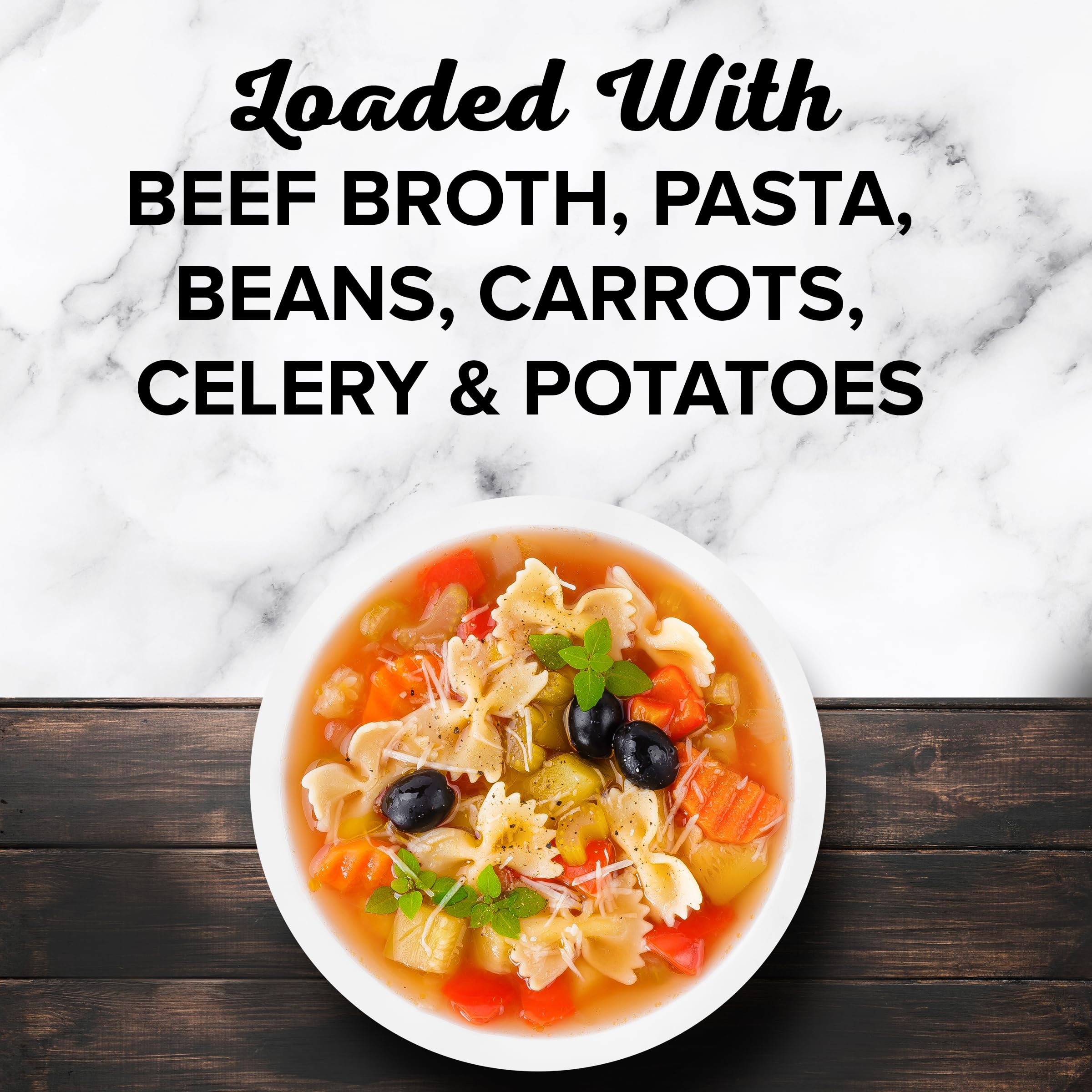 Bear Creek Minestrone in slow cooker for easy family meals