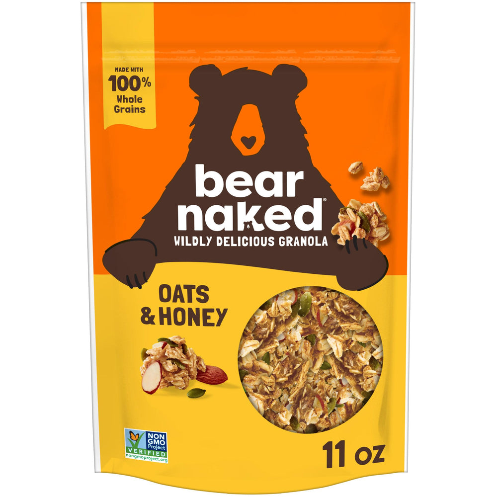 Bear Naked granola bowl with yogurt, showcasing crunchy bits and creaminess.