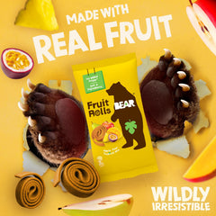 BEAR Real Fruit Snack Rolls tropical lunchbox snack, easy for busy mornings