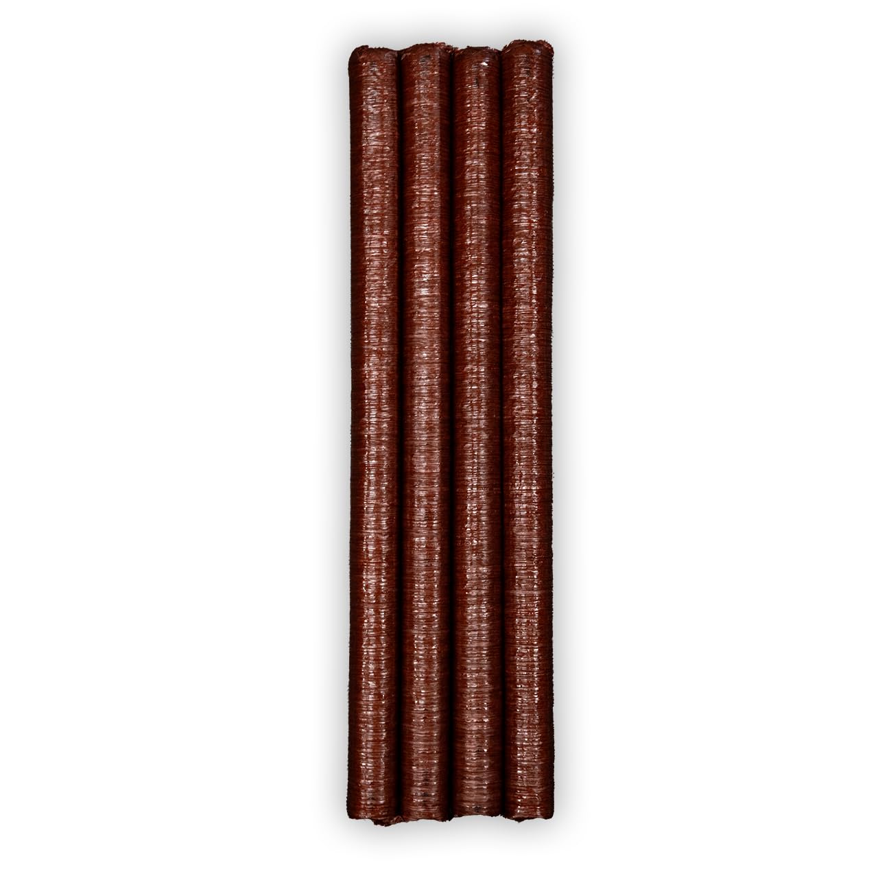 Bearded Butchers 17mm mahogany casings with dye-free finish for clean label sticks
