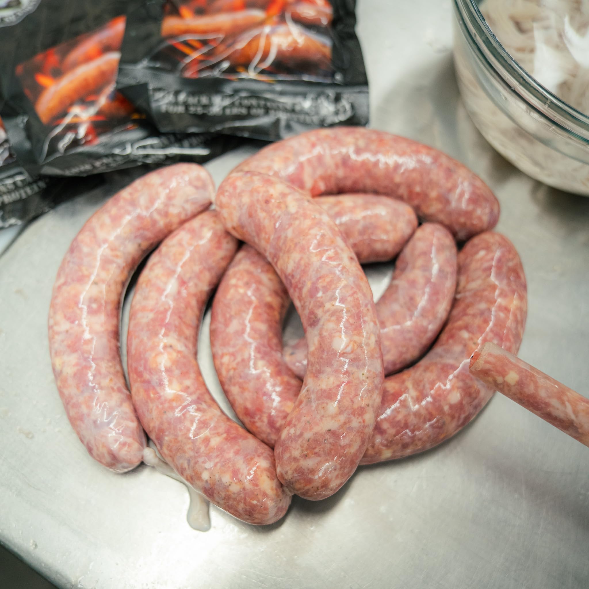 65 feet of Bearded Butchers casings capable of up to 30 pounds of sausage