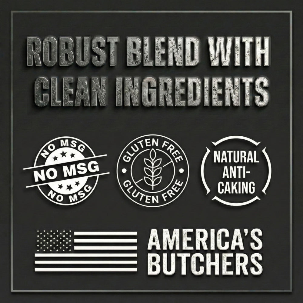 Bearded Butcher Black Blend on brisket creates a smoky, rich crust.