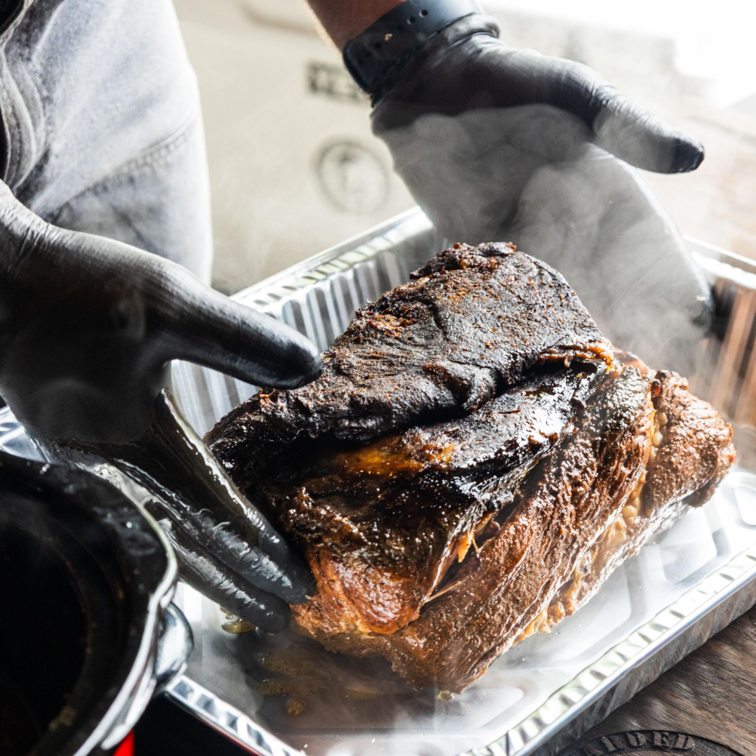 Bearded Butcher Black Blend enhances burgers with coffee-molasses depth.