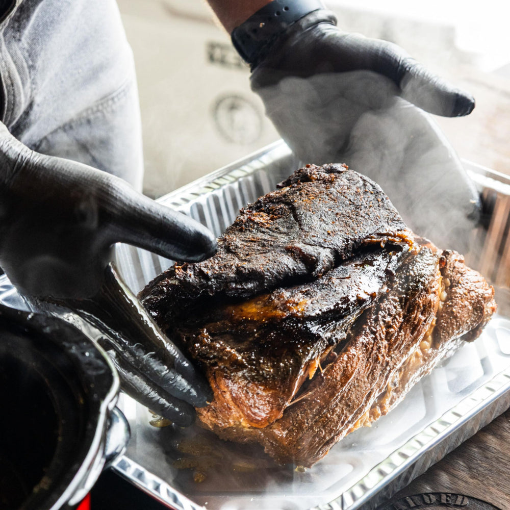 Bearded Butcher Black Blend enhances burgers with coffee-molasses depth.