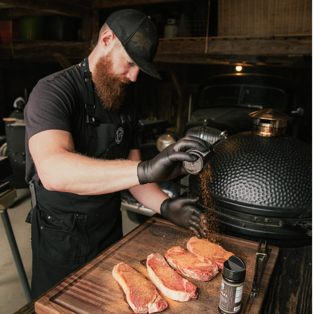 Bearded Butcher Blend Original vegetables seasoned for roasting