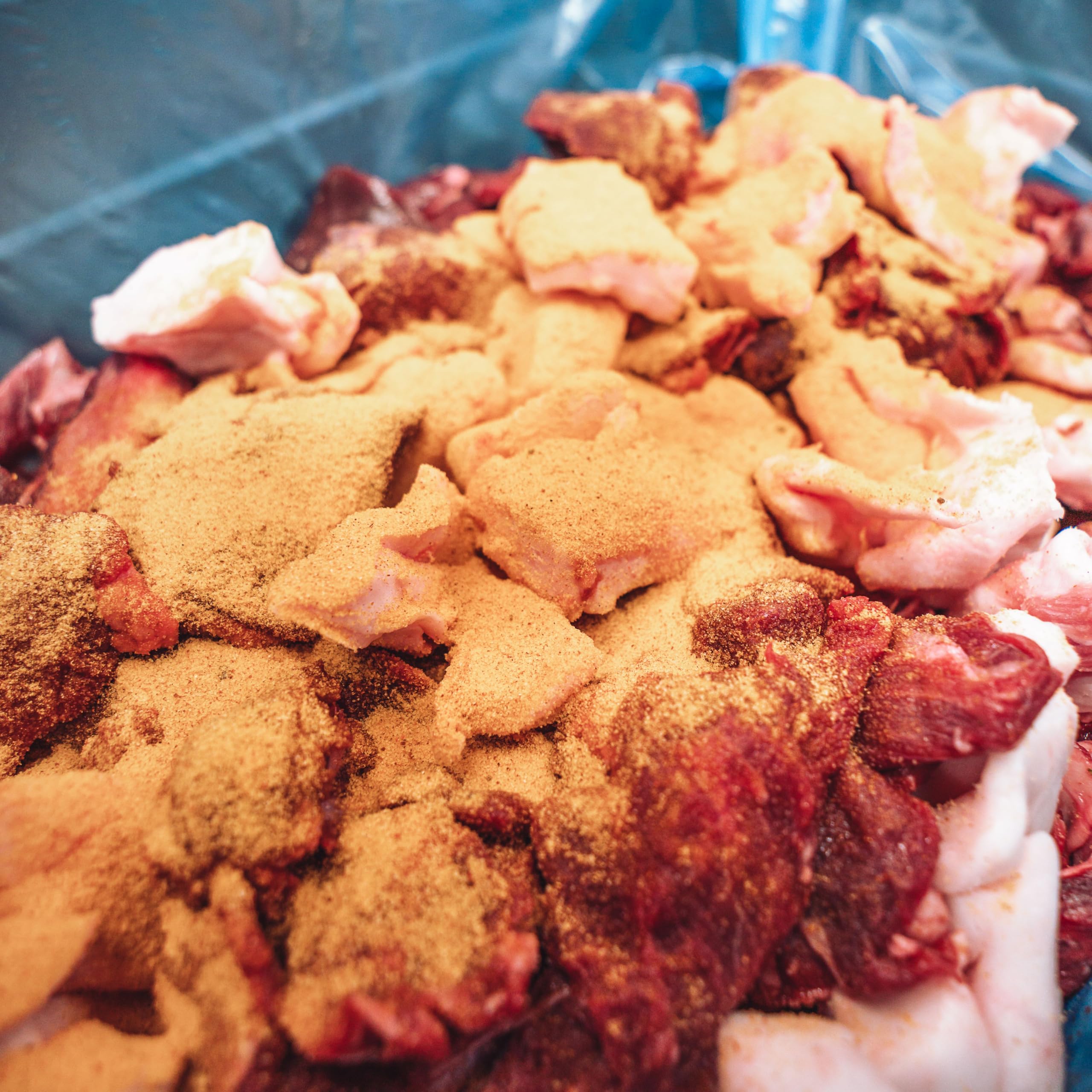 Bearded Butchers Country Style Seasoning dry mix ready for batch prep.