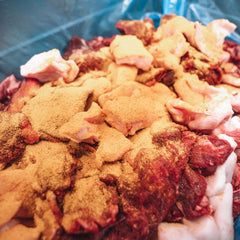 Bearded Butchers Country Style Seasoning dry mix ready for batch prep.