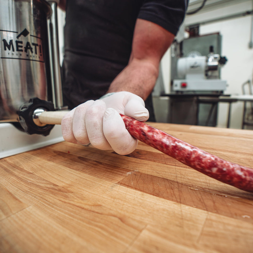 Bearded Butchers Country Style Seasoning meat-mixing with pork or venison.
