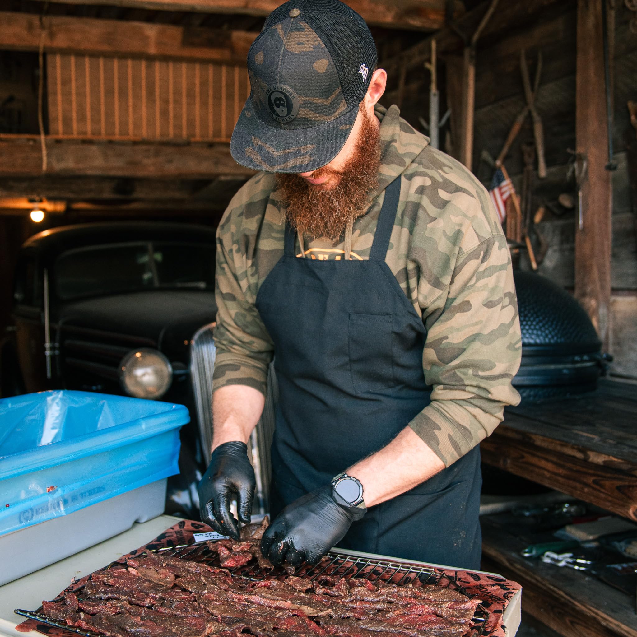Bearded Butchers 3-pack packaging with flavor variety.